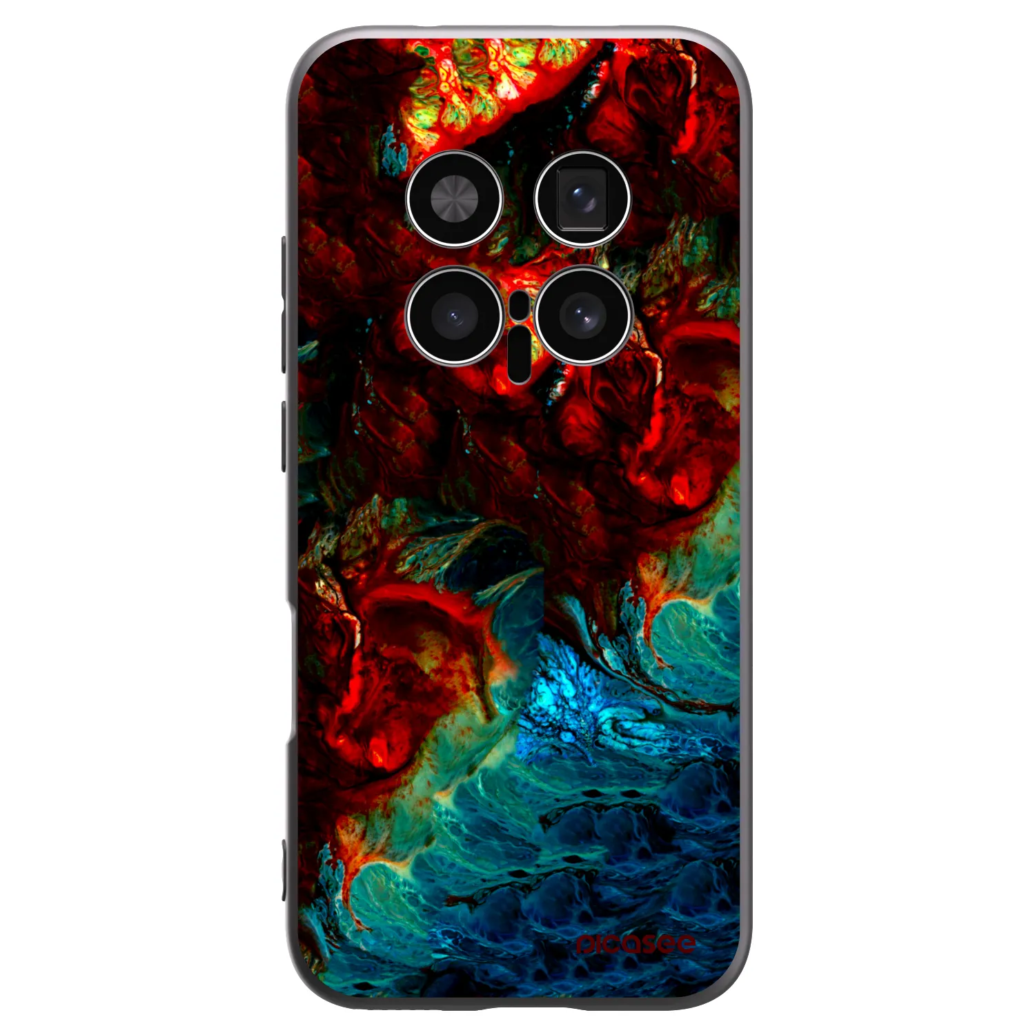Picasee silikónový čierny obal pre Honor Magic8 Pro 5G - Universe