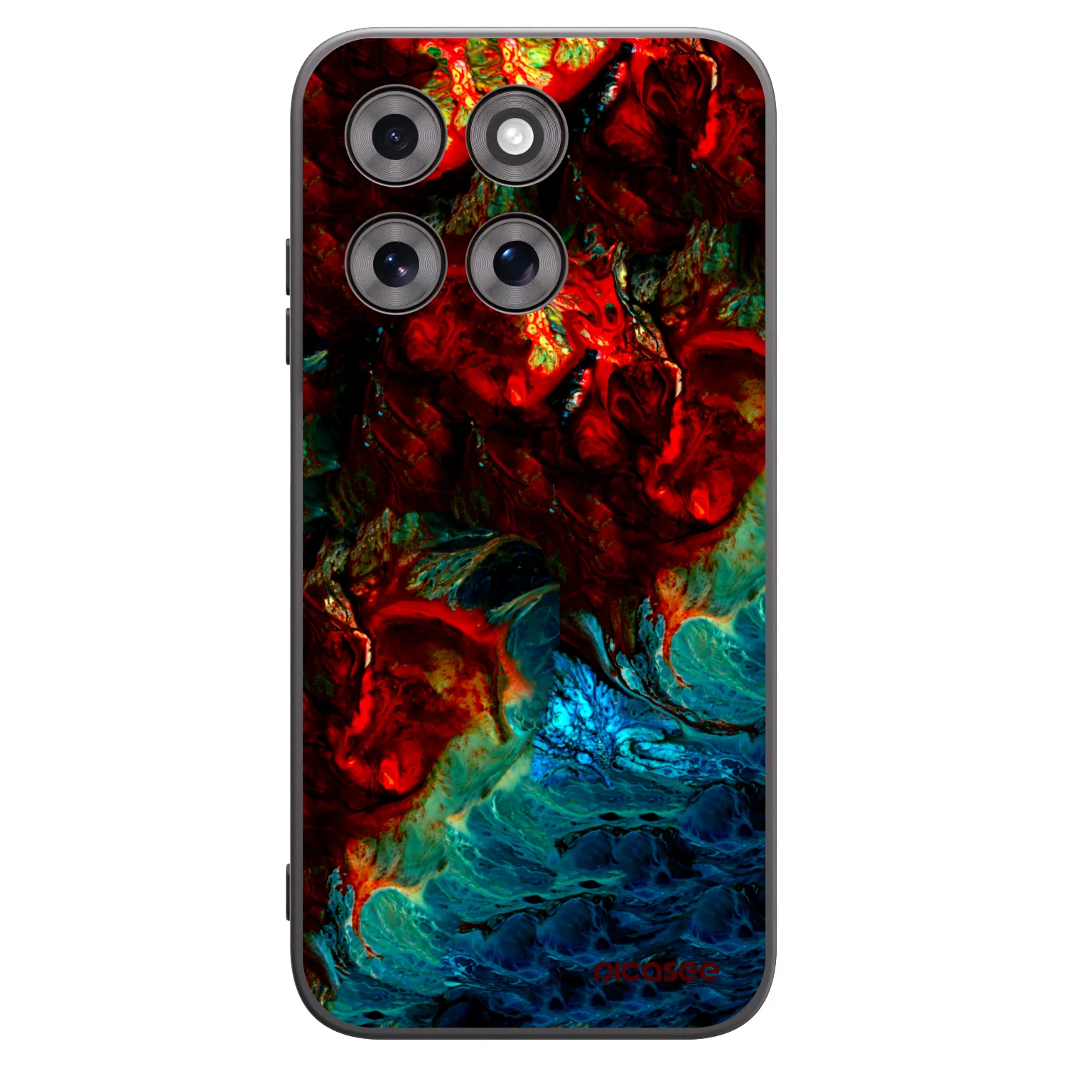 Picasee silikónový čierny obal pre Motorola Moto G77 - Universe
