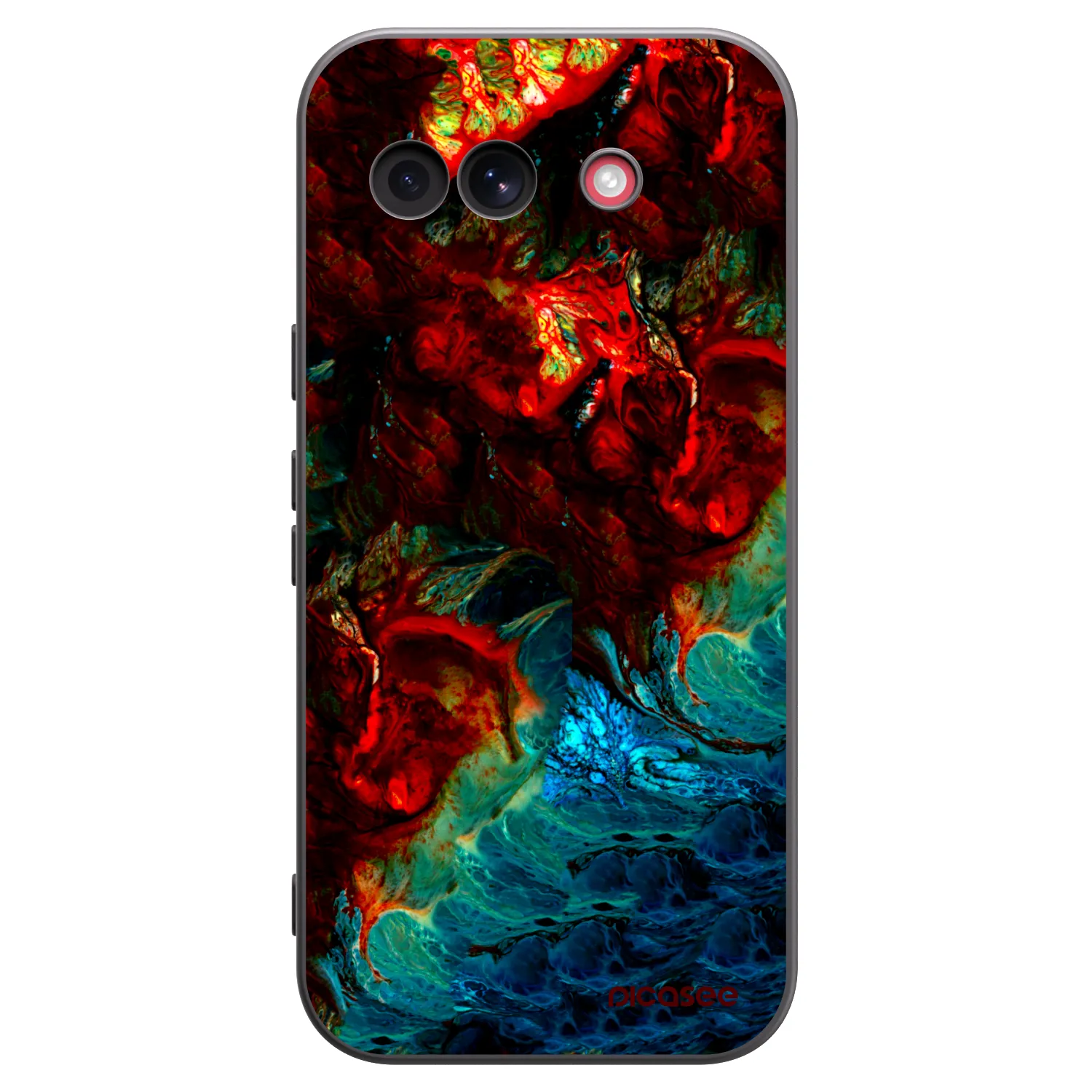 Picasee silikónový čierny obal pre Google Pixel 10a - Universe