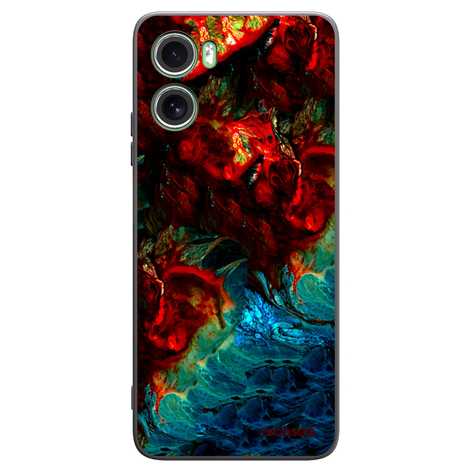Picasee silikónový čierny obal pre Motorola Moto G06 - Universe