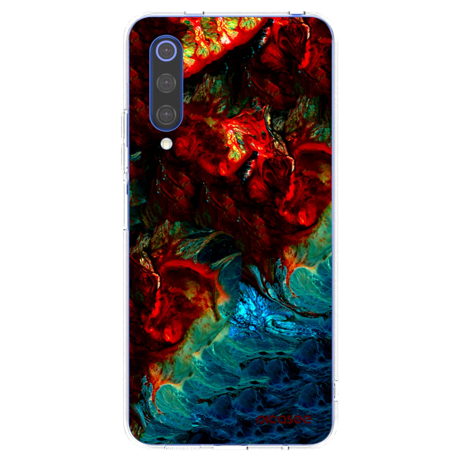 Picasee silikónový prehľadný obal pre Xiaomi Mi 9 SE - Universe