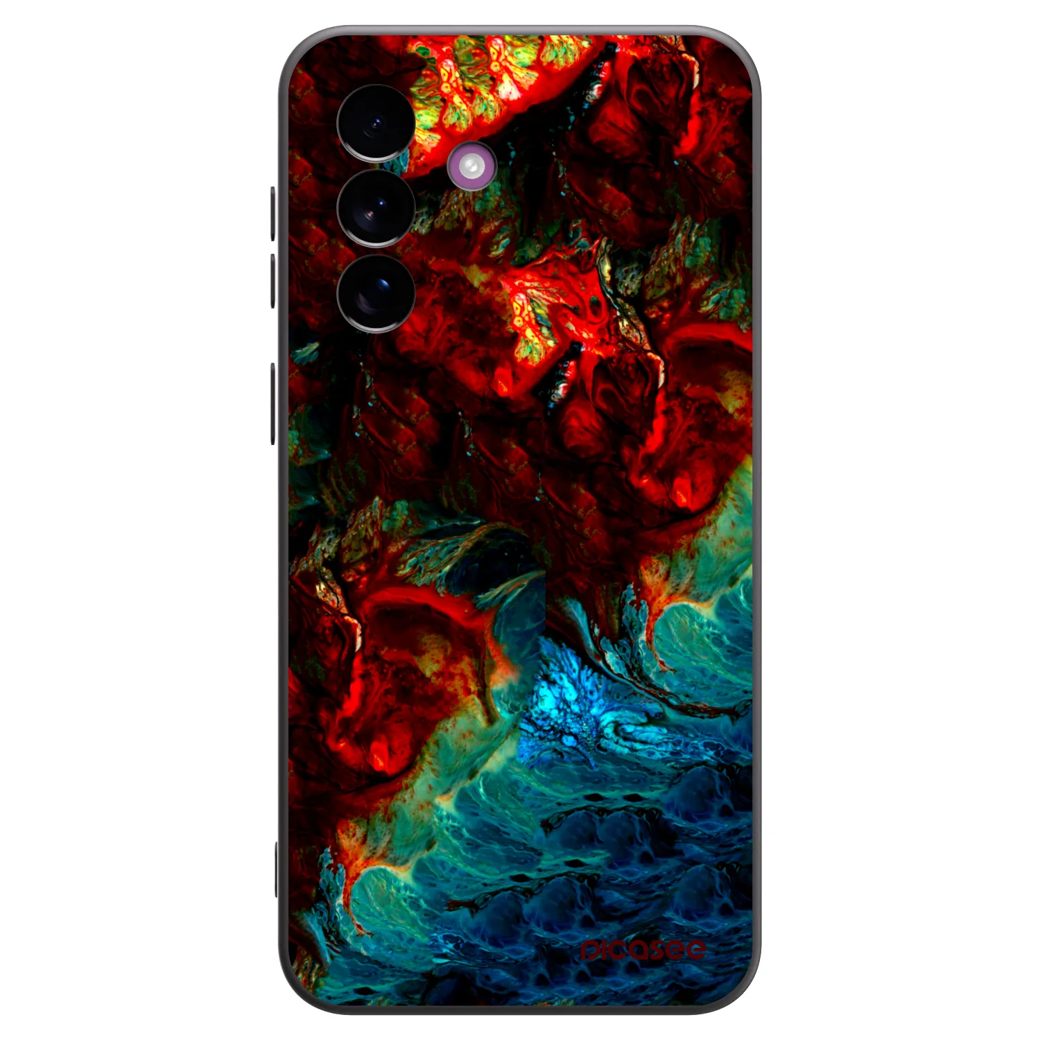 Picasee silikónový čierny obal pre Samsung Galaxy A37 - Universe