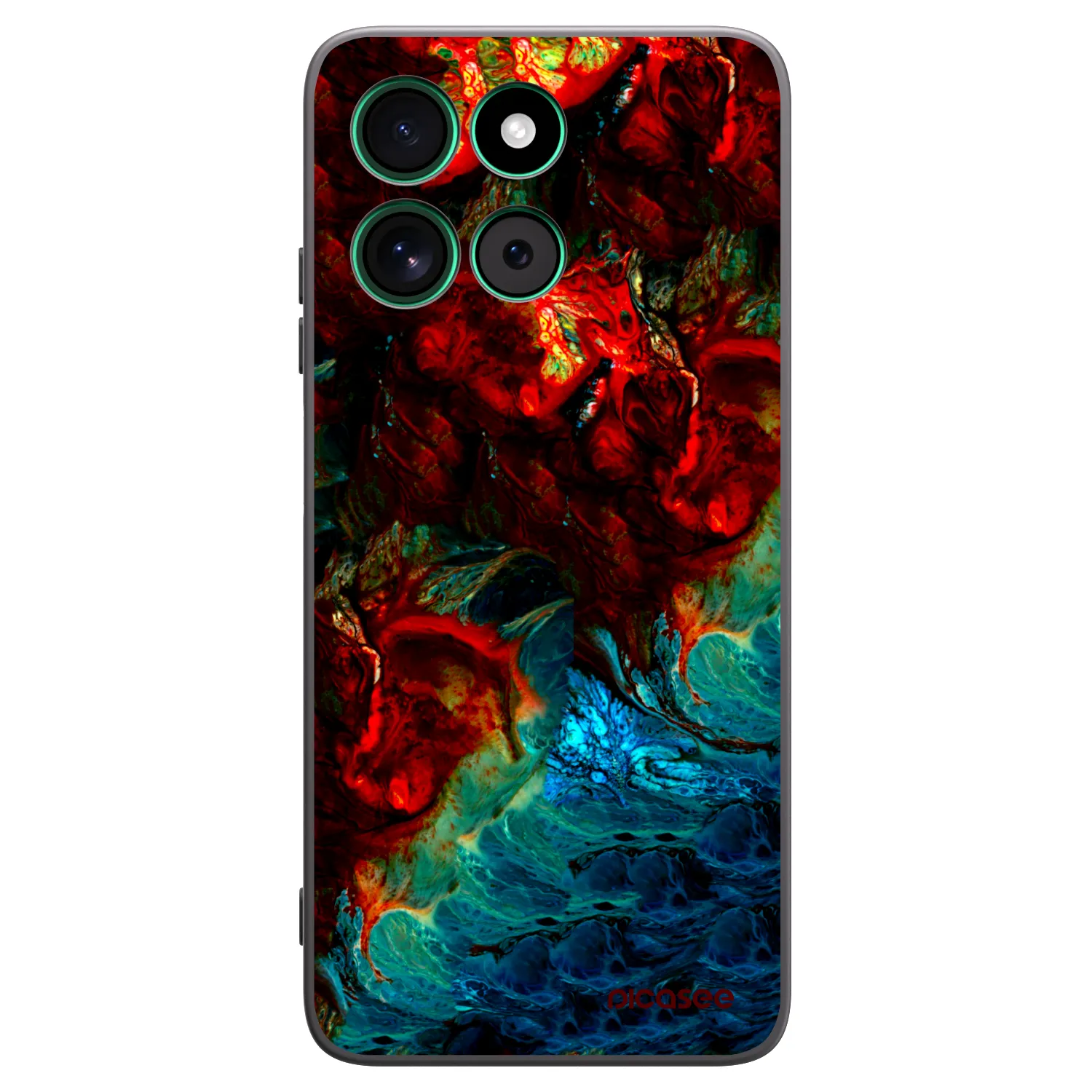 Picasee silikónový čierny obal pre Motorola Moto G57 Power - Universe