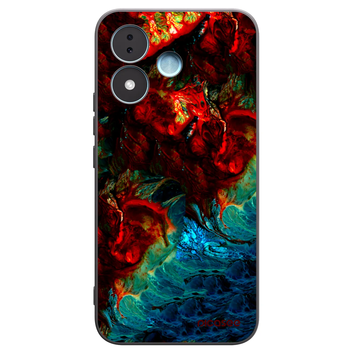 Picasee silikónový čierny obal pre Xiaomi Redmi Note 17 5G - Universe