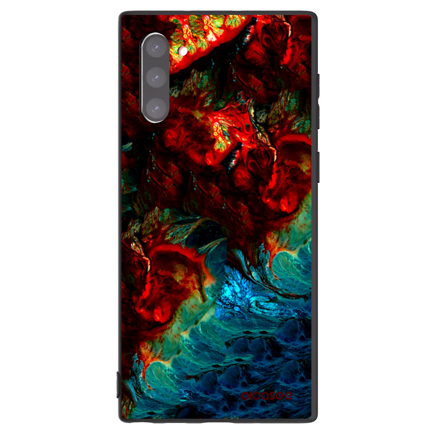 Picasee silikónový čierny obal pre Samsung Galaxy Note 10 N970F - Universe