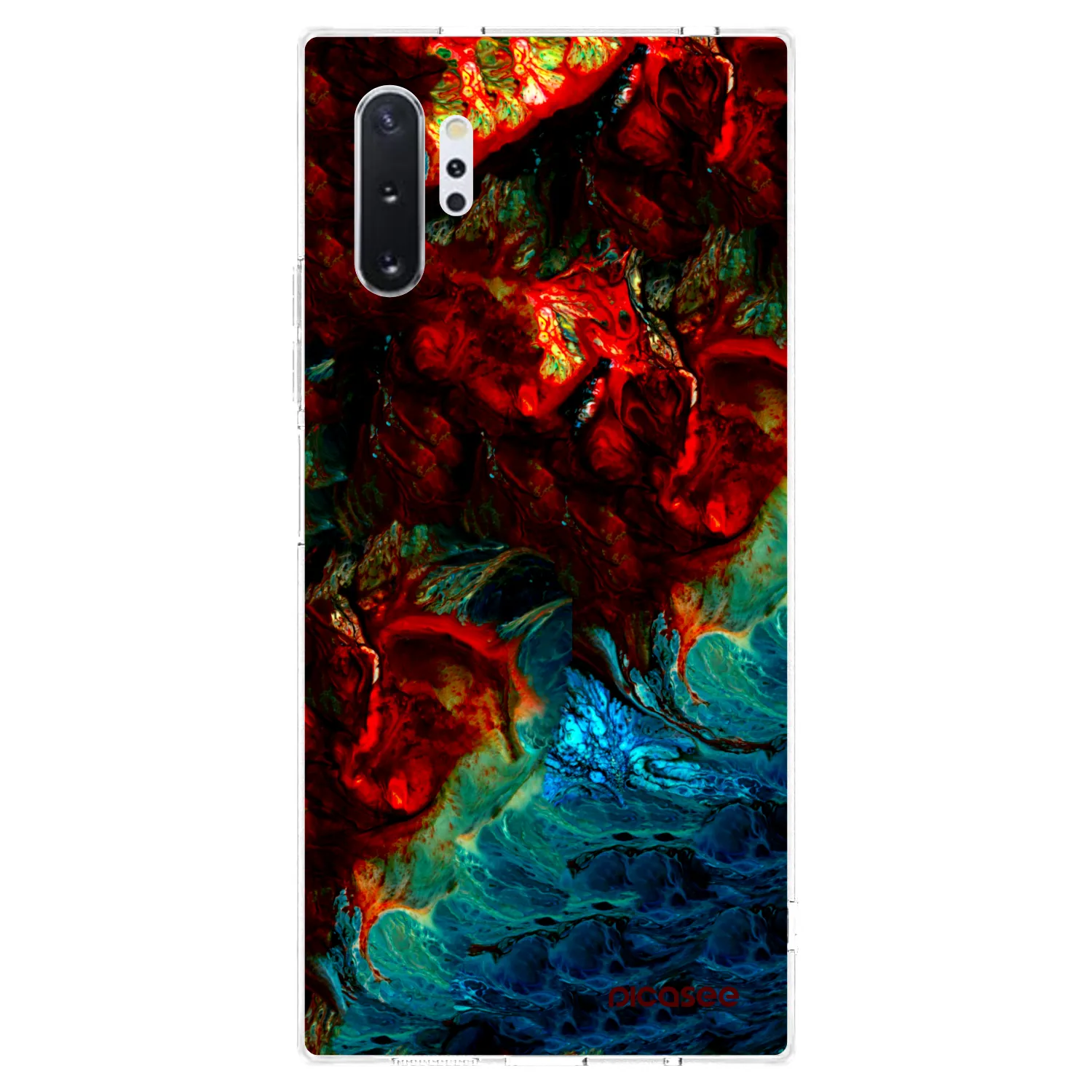 Picasee silikónový prehľadný obal pre Samsung Galaxy Note 10+ N975F - Universe