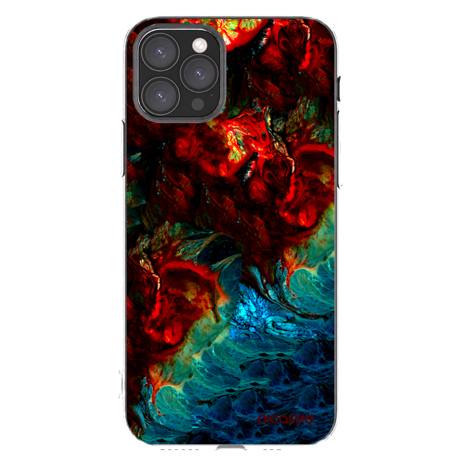 Picasee silikónový prehľadný obal pre Apple iPhone 11 Pro - Universe