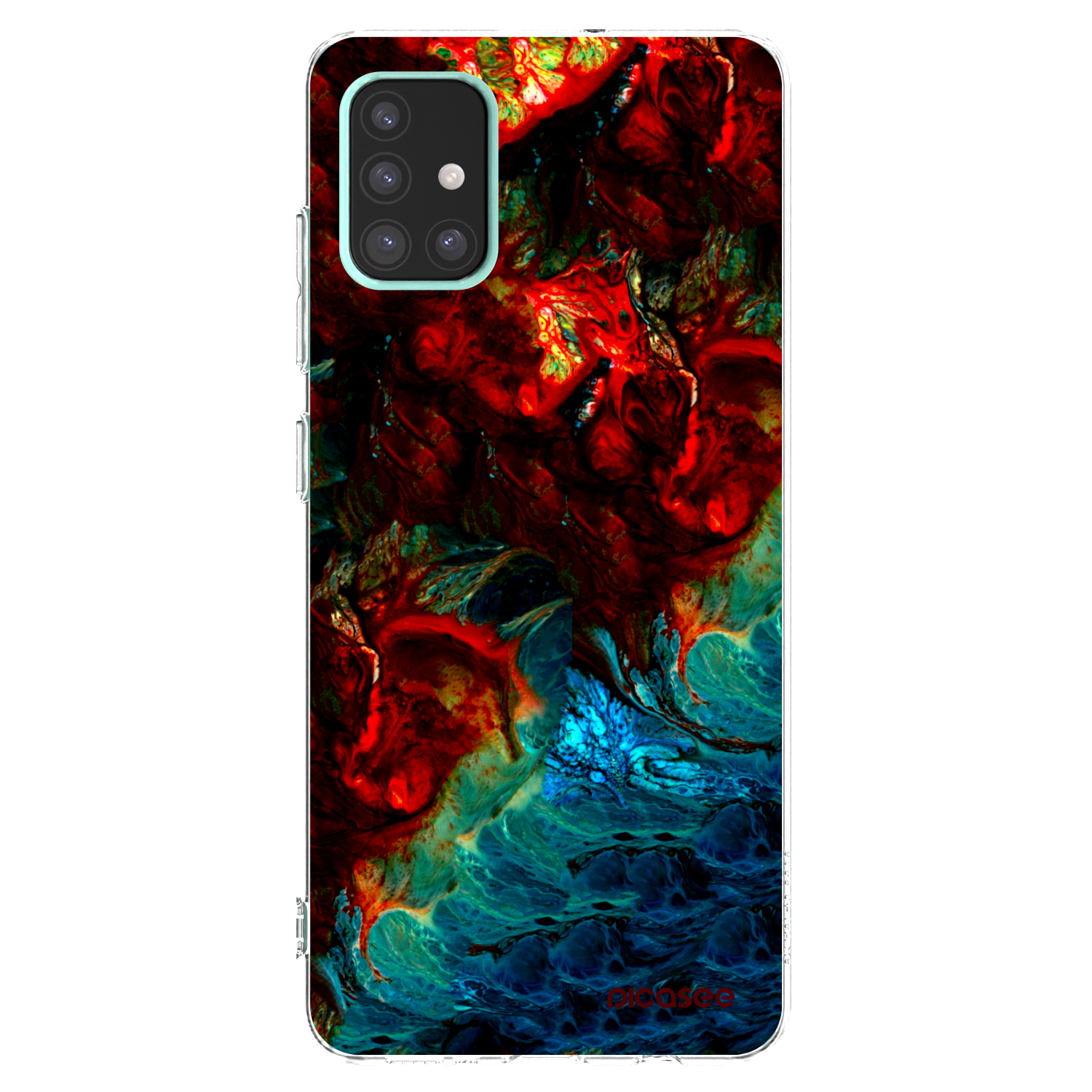 Silikónový prehľadný obal pre Samsung Galaxy A51 A515F - Universe