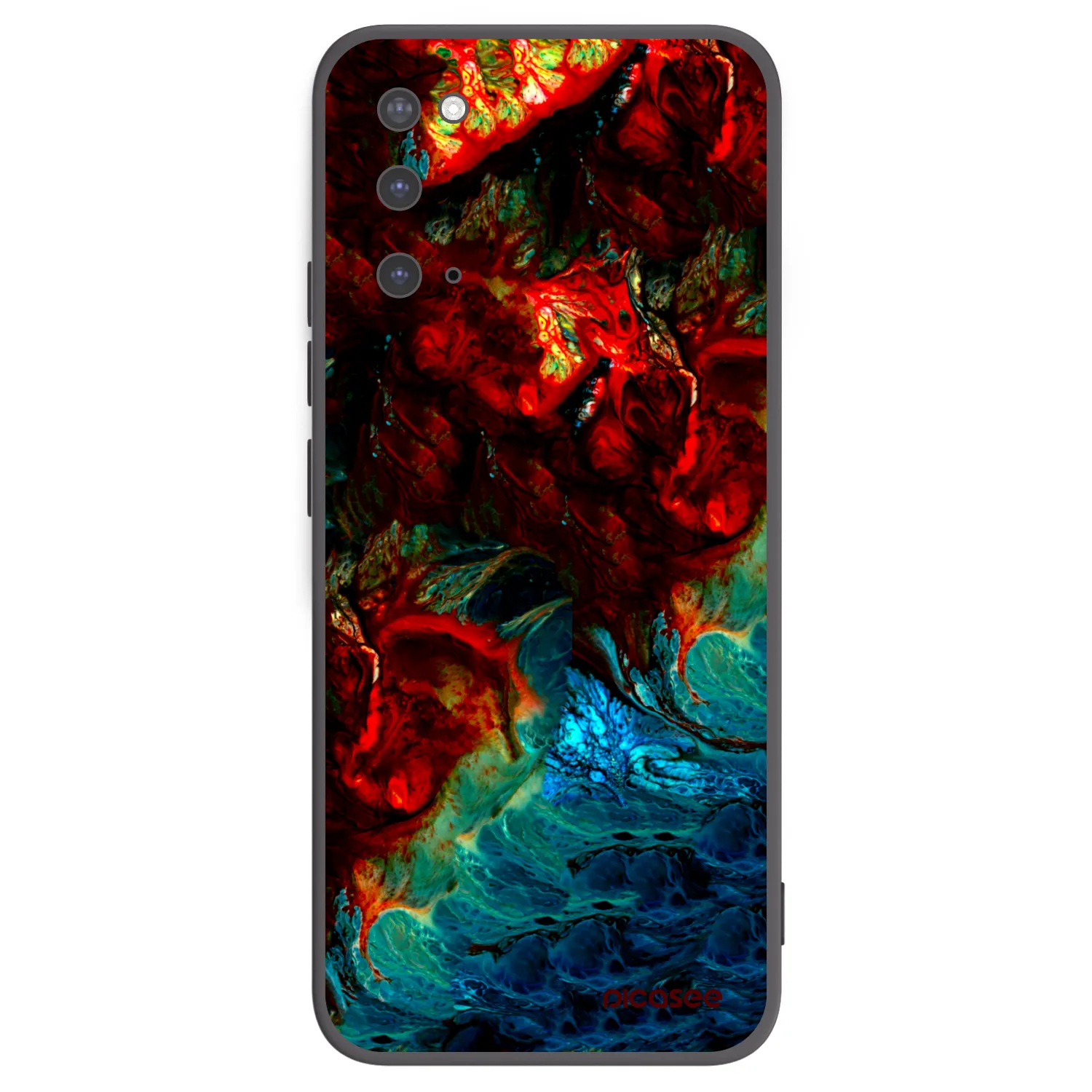 Picasee silikónový čierny obal pre Samsung Galaxy S20 G980F - Universe