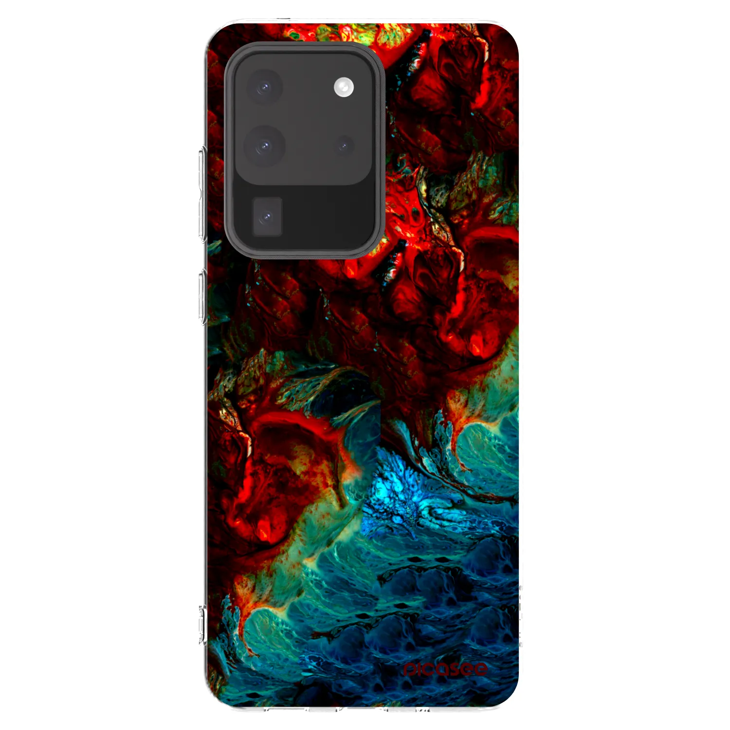 Picasee silikónový prehľadný obal pre Samsung Galaxy S20 Ultra 5G G988F - Universe