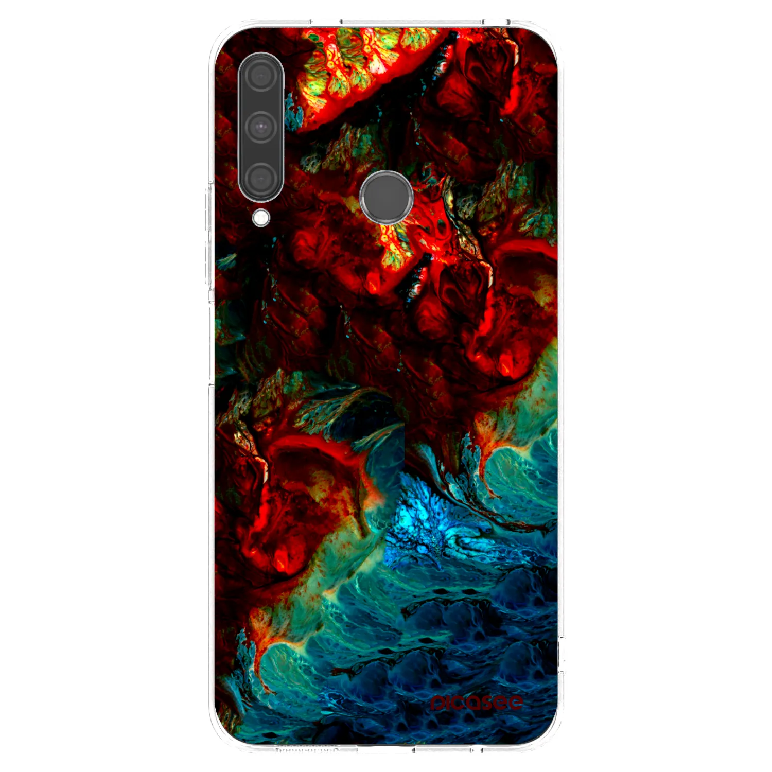 Picasee silikónový prehľadný obal pre Huawei P40 Lite E - Universe