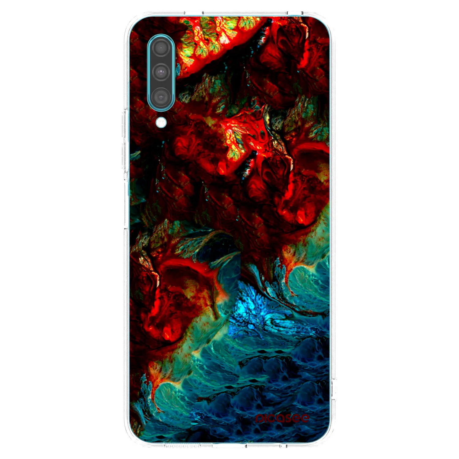 Picasee silikónový prehľadný obal pre Samsung Galaxy A30s A307F - Universe