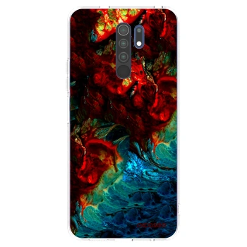Picasee silikónový prehľadný obal pre Xiaomi Redmi 9 - Universe