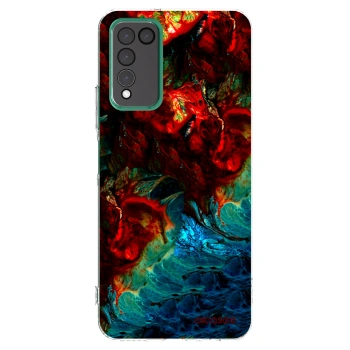 Picasee silikónový prehľadný obal pre Honor 10X Lite - Universe