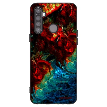 Picasee silikónový čierny obal pre Realme 5 - Universe