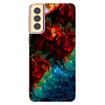 Picasee silikónový prehľadný obal pre Samsung Galaxy S21+ 5G G996F - Universe
