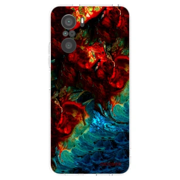 Picasee silikónový prehľadný obal pre Xiaomi Poco F3 - Universe