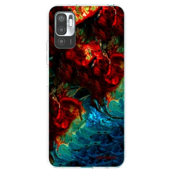 Picasee silikónový prehľadný obal pre Xiaomi Redmi Note 10 5G - Universe