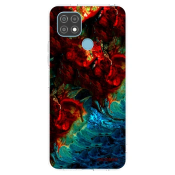 Picasee silikónový prehľadný obal pre Realme C21 - Universe