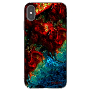 Picasee silikónový prehľadný obal pre Apple iPhone XS Max - Universe