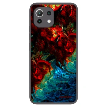 Picasee silikónový čierny obal pre Xiaomi 11 Lite 5G NE - Universe