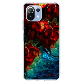 Picasee silikónový prehľadný obal pre Xiaomi 11 Lite 5G NE - Universe