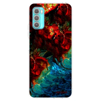 Picasee silikónový prehľadný obal pre Motorola Moto G60 - Universe
