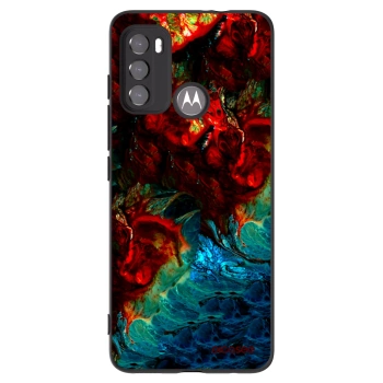 Picasee silikónový čierny obal pre Motorola Moto G60 - Universe