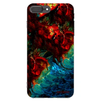 Picasee silikónový prehľadný obal pre Apple iPhone 7 Plus - Universe