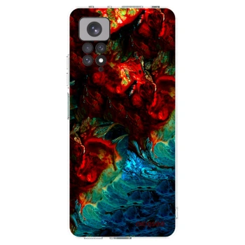 Picasee silikónový prehľadný obal pre Xiaomi Redmi Note 11 - Universe