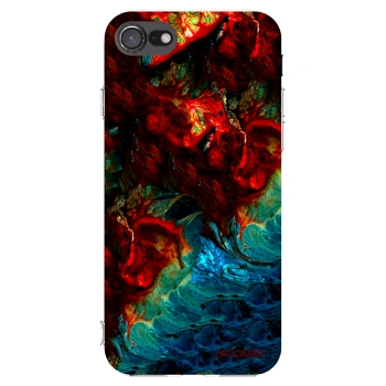 Picasee silikónový prehľadný obal pre Apple iPhone SE 2022 - Universe
