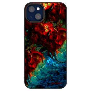 Picasee silikónový čierny obal pre Apple iPhone 14 Plus - Universe