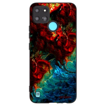 Picasee silikónový čierny obal pre Realme C21Y - Universe