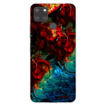 Picasee silikónový prehľadný obal pre Realme C21Y - Universe