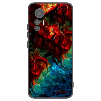 Picasee silikónový čierny obal pre Xiaomi 12 Lite - Universe
