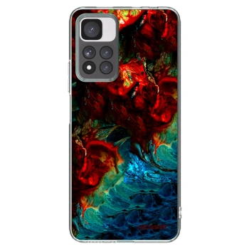 Picasee silikónový prehľadný obal pre Xiaomi Redmi Note 11 Pro+ 5G - Universe