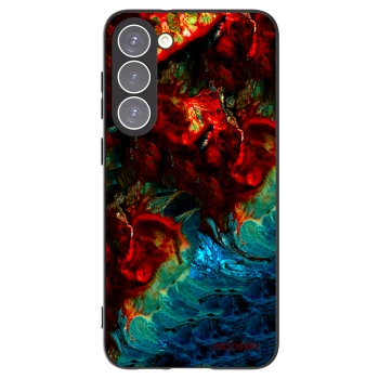 Picasee silikónový čierny obal pre Samsung Galaxy S23+ 5G - Universe