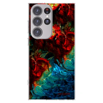 Picasee silikónový prehľadný obal pre Samsung Galaxy S23 Ultra 5G - Universe
