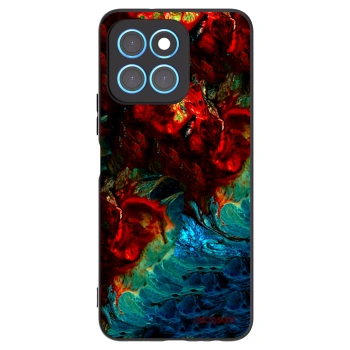 Picasee silikónový čierny obal pre Honor X6 - Universe