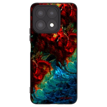 Picasee silikónový čierny obal pre Honor X8a - Universe