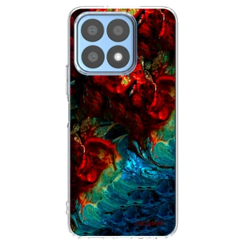 Picasee silikónový prehľadný obal pre Honor X8a - Universe