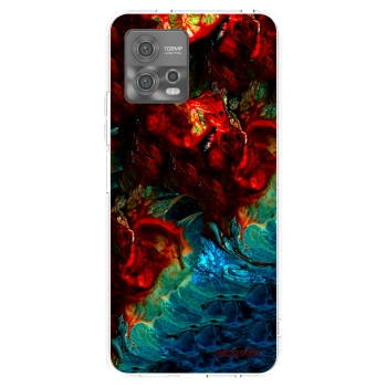 Picasee silikónový prehľadný obal pre Motorola Moto G72 - Universe