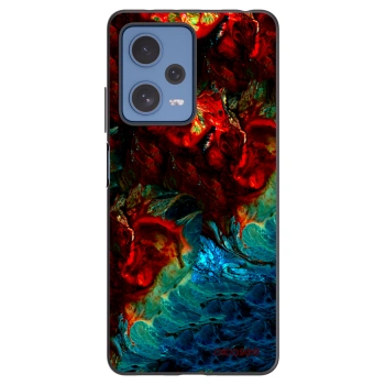 Picasee silikónový čierny obal pre Xiaomi Redmi Note 12 Pro 5G - Universe