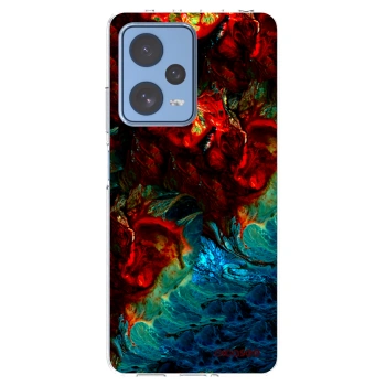 Picasee silikónový prehľadný obal pre Xiaomi Redmi Note 12 Pro 5G - Universe