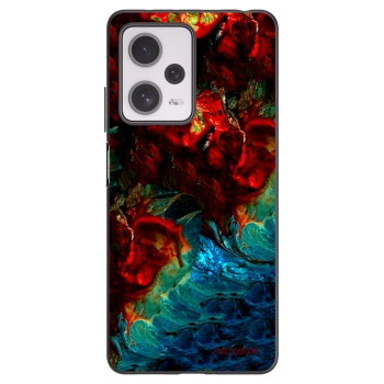 Picasee silikónový čierny obal pre Xiaomi Redmi Note 12 Pro+ 5G - Universe