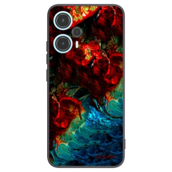 Picasee silikónový čierny obal pre Xiaomi Poco F5 - Universe