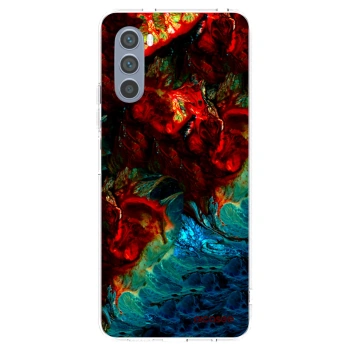 Picasee silikónový prehľadný obal pre Motorola Moto G62 - Universe