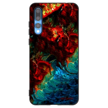Picasee silikónový čierny obal pre Huawei P20 Pro - Universe