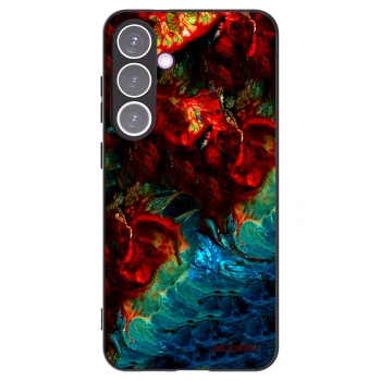 Picasee silikónový čierny obal pre Samsung Galaxy S24+ S926B 5G - Universe
