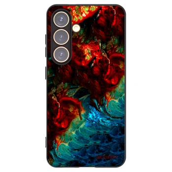 Picasee silikónový čierny obal pre Samsung Galaxy S24 S921B 5G - Universe